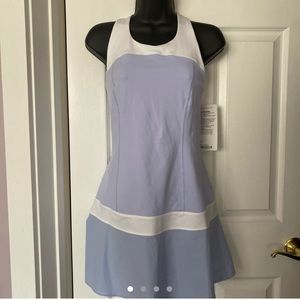 Lululemon Pastel Perriwinkle/white tennis dress